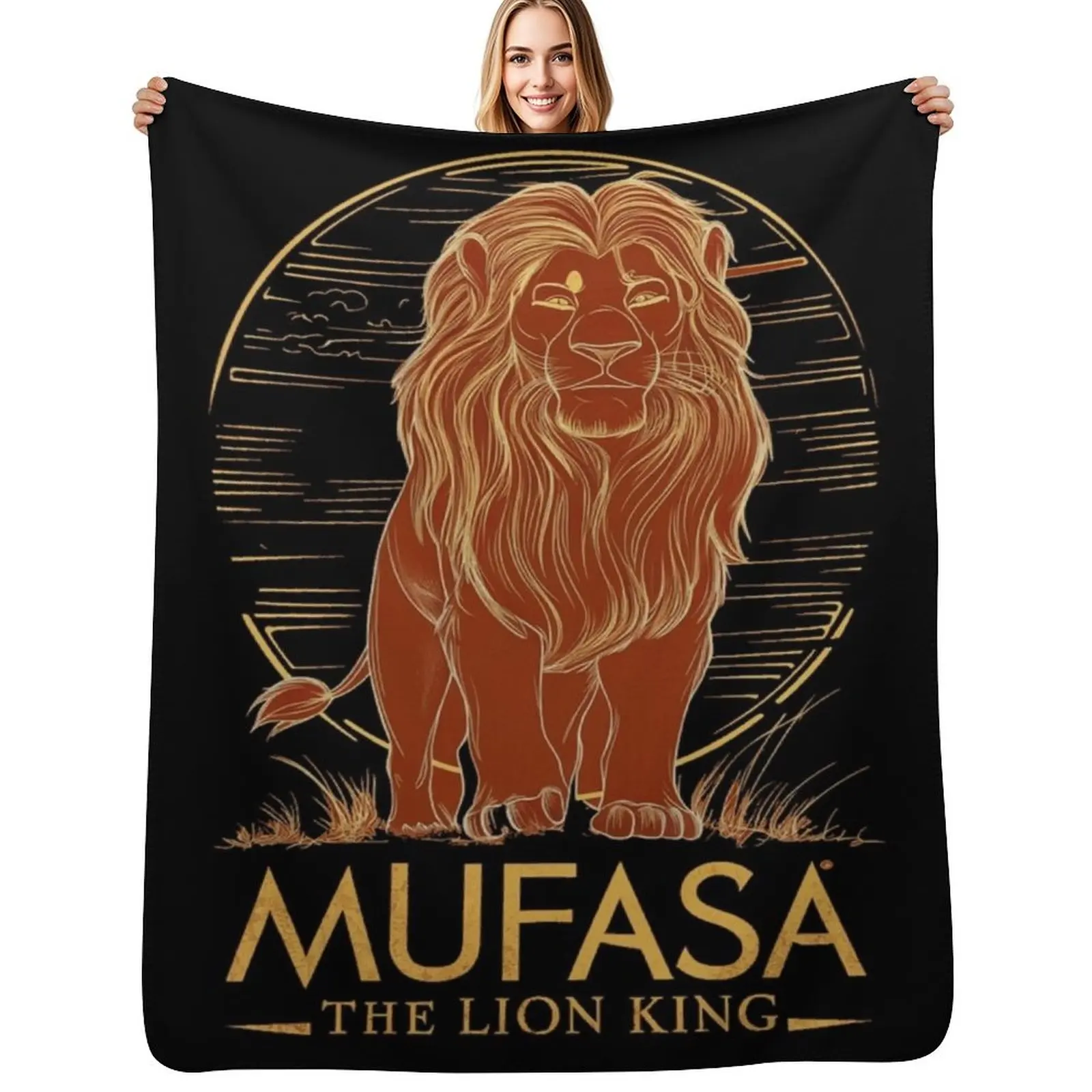 

Mufasa 2024 Throw Blanket funny gift blankets and throws Blankets For Baby Heavy Blankets