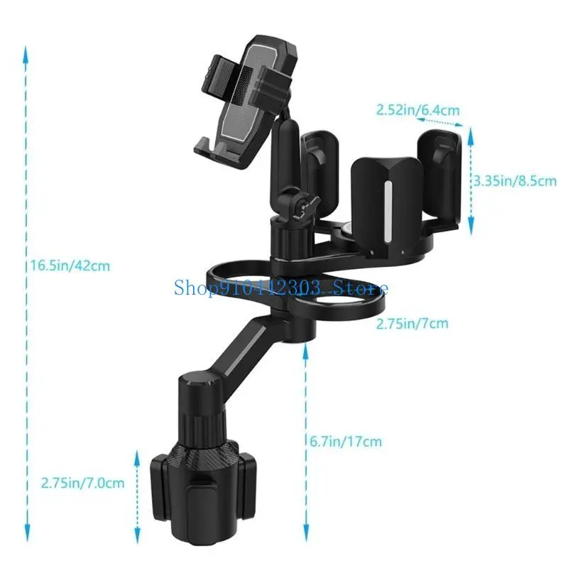 L4MD SUV SUV Coffee Drink Bracket Car do porta -voz do suporte para montagem Rack ajustável