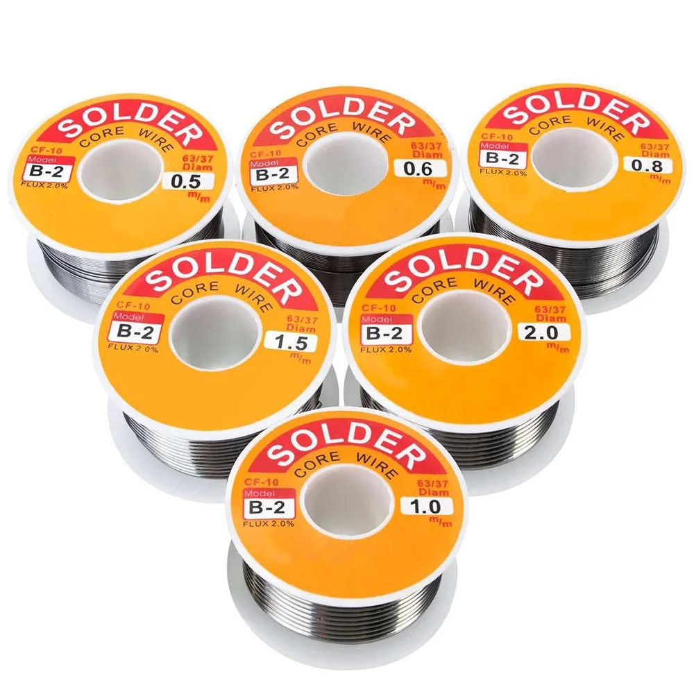 Solder Wire Rosin Core Flux 63/37 Tin Alloy 50g 100g Welding Line for Electrical Projects Tools view 3