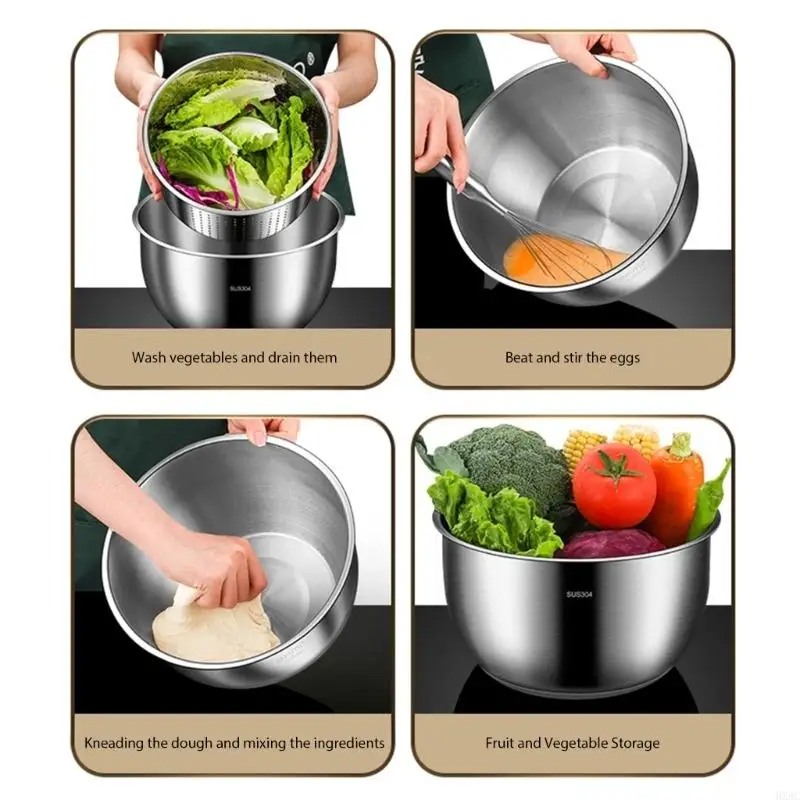 HX6C Effective 6L Salad Fruit Bowl With Secure Top Design