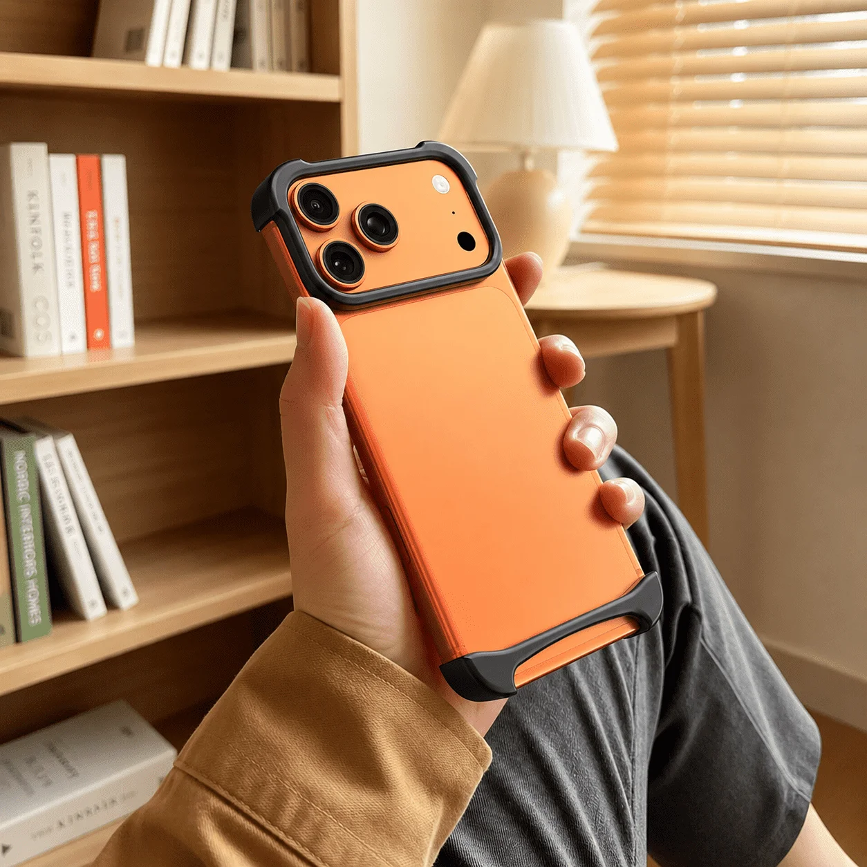 Für iPhone 18 17 Pro Max Air Echtes Aluminium SEBS-Gummi Metall-Bumper Doppelschicht-ARC-Hülle Einzigartiges Design Hochfeste Abdeckung – Detail 5