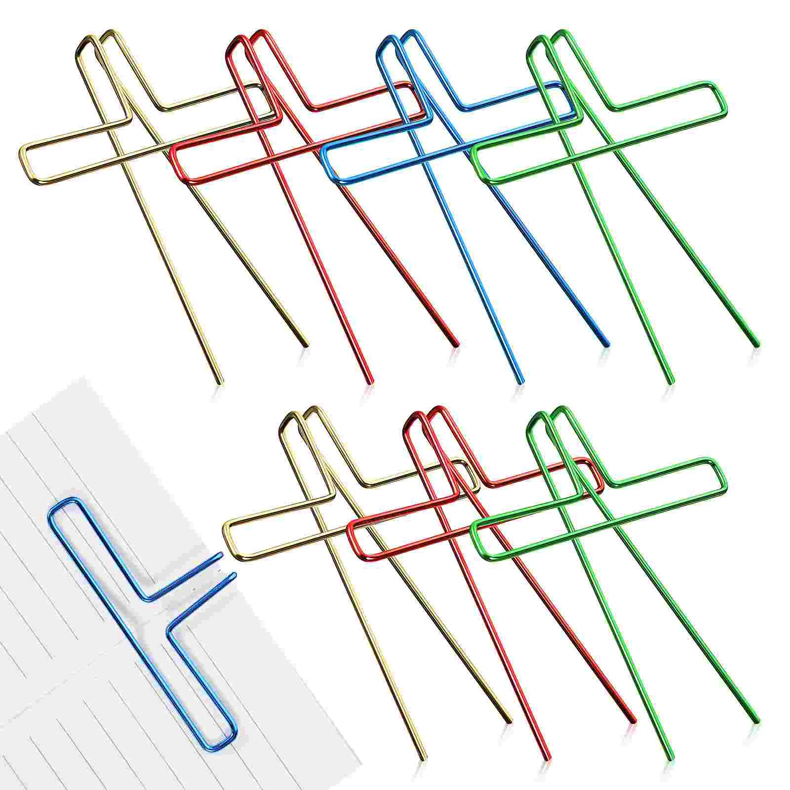 

8 Pcs Metal Pop-up Book Holder Holders for Reading Hands Free Piano Opener Clip Clips Stand