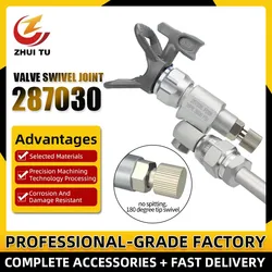 Cleanshot Valve 287030 Airless Spray Extension Anti-spitting Valve Shut-off Value Swivel Joint For Titan Wagner Spray Gun