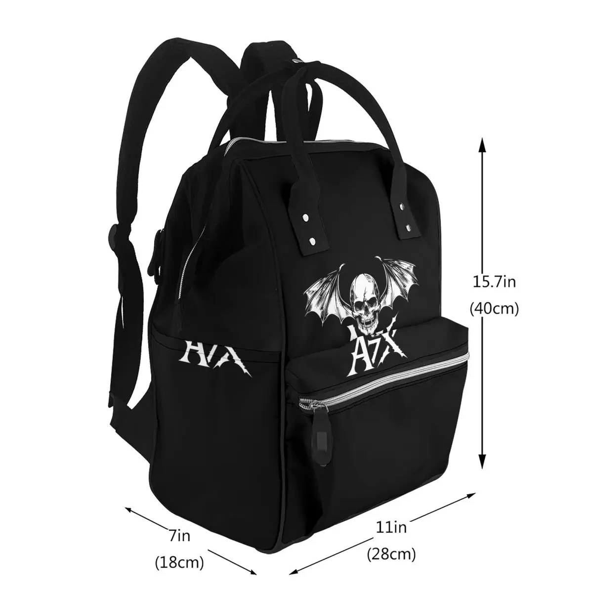 Avenged Sevenfold Student Backpack School Bag Hiking Travel Daypack for Men Women Bookbag Shoulder Bags