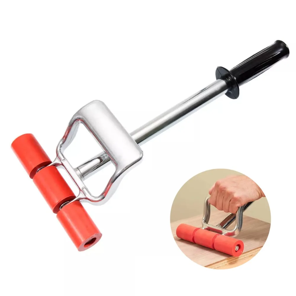 Выдвижной ролик для стен и пола, сверхмощный, из нержавеющей стали, для ламината, LVP, ковровой плитки и настенных покрытий