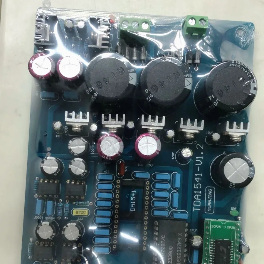 YJ00124-TDA1541 Fiber optic, coaxial decoding board with USB