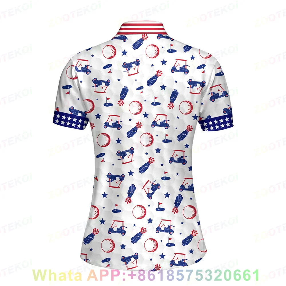 Women Golf Shirts Fashion Polo Shirt Lapel High-end Short Sleeves Sports Shirts Casual T-shirt Quick Dry Breathable Clothes