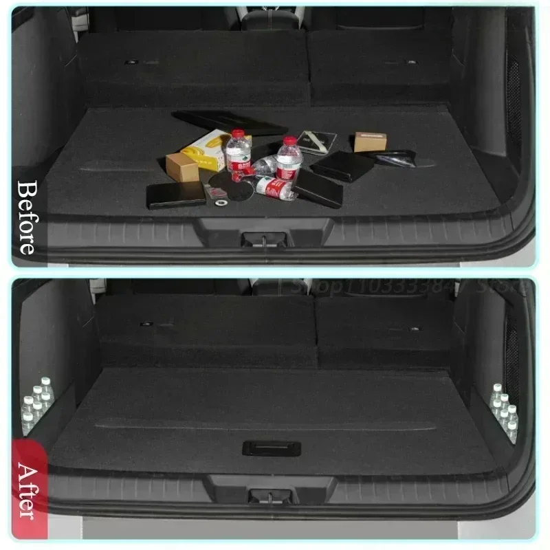 For BYD Song Plus SEAL U DMi/EV 2020-2025 Car Trunk Baffle Side Storage Box Organizer Sorting Box Baffle Trunk Isolation Board