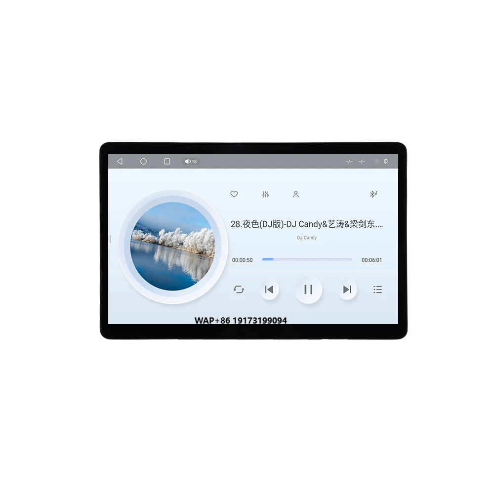 15.6 Inch Carplay for 2022-2024 Car Passenger Entertainment Screen Car Co-pilot Display Multimedia Player