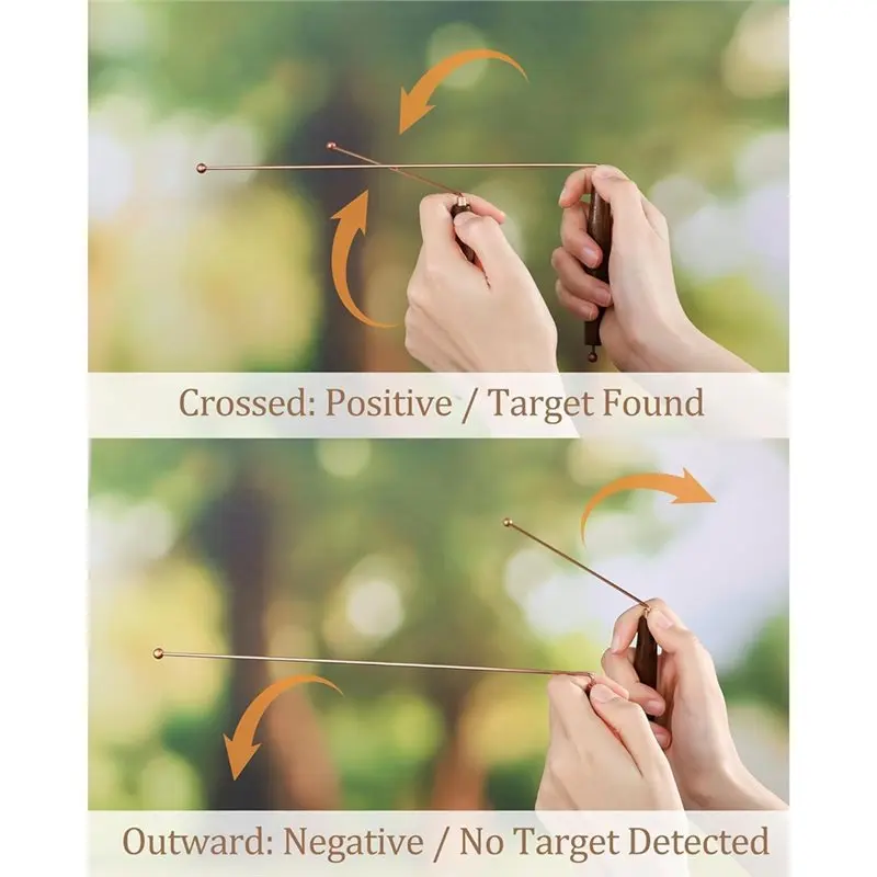 IALJ-Copper Dowsing Rods Dowsing Rods For Beginners Paranormal Investigation Tool