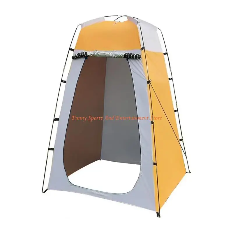 

C4DE Spacious Any Weather Camping Shelter Quick Open Design Windproofs Anchoring System Breathable Fabric for Person Use