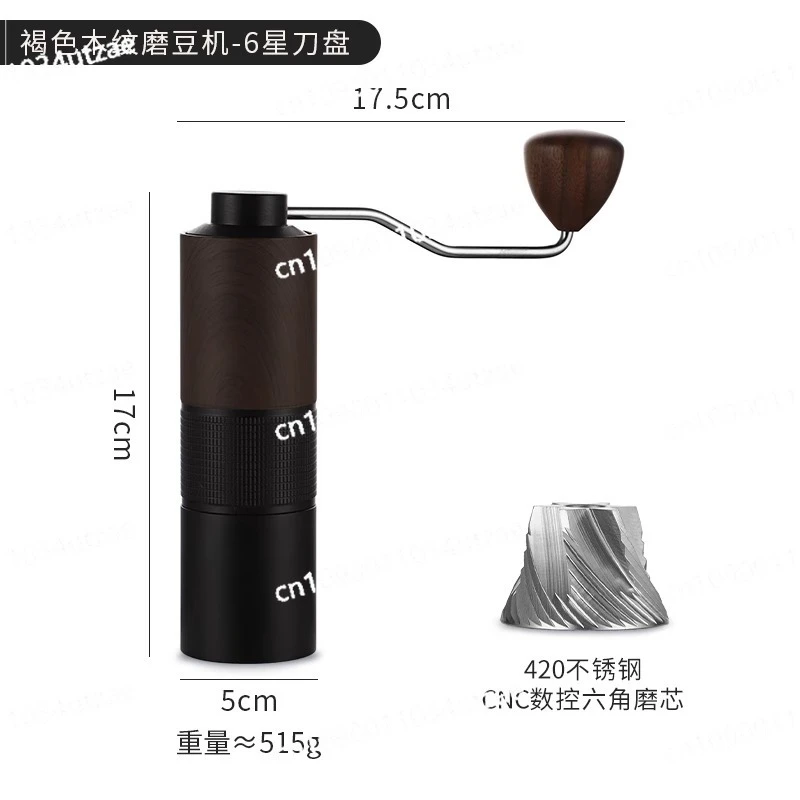 Bincoo Hand Grinder, Coffee Bean Grinder, Hand Grinder Coffee Machine, Bean Grinder Manual CNC Steel Core