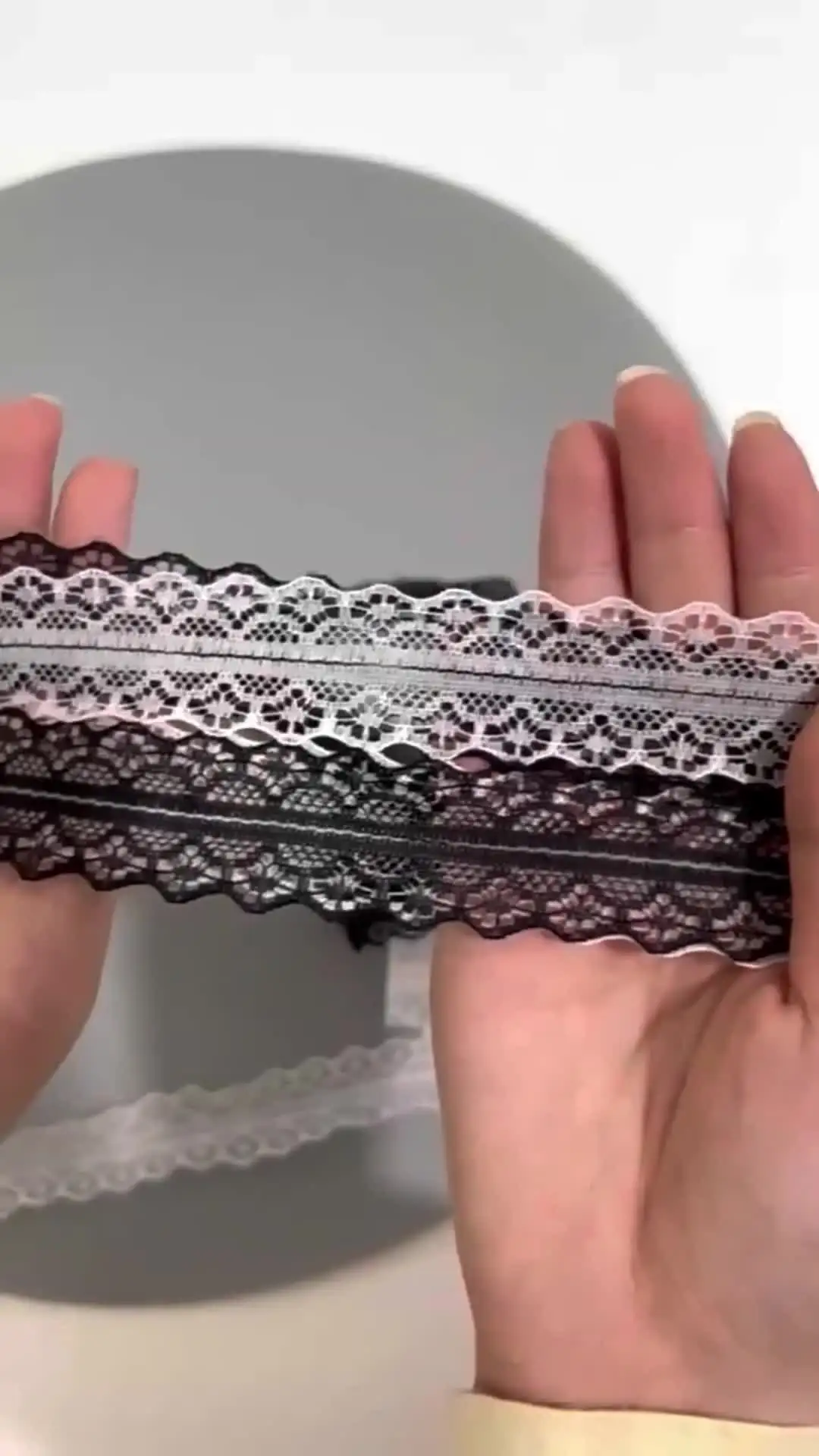 Hot Sale Lace Shoelaces for Women Casual Shoes 2.9CM Width Flat Shoelace for Sneakers Black White Shoe Laces Accessorices