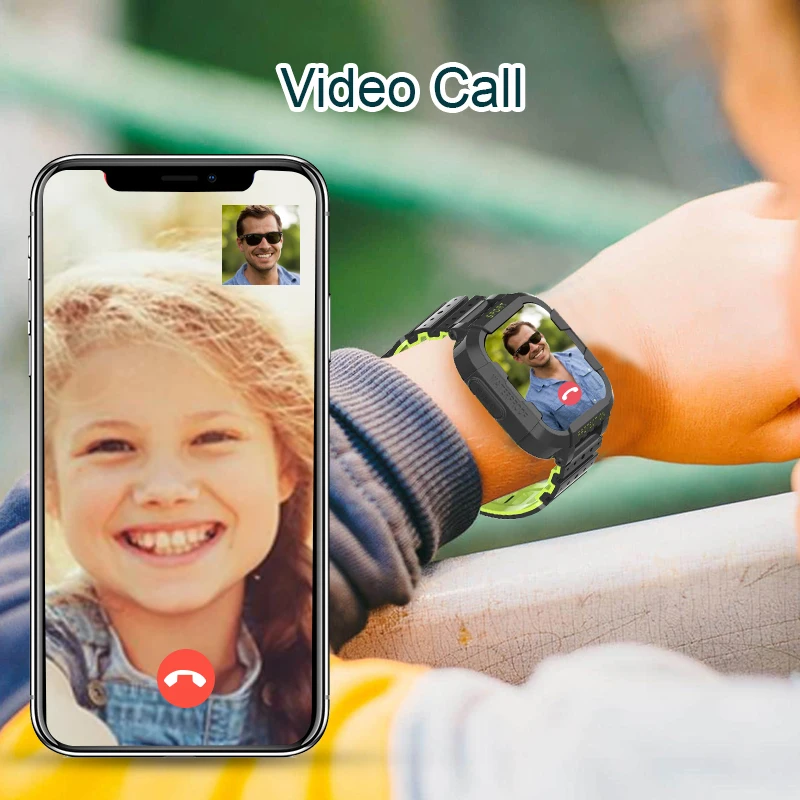 Wonlex GPS Smart Watch Kids Video Call SOS WiFi Location KT12s Kids Watch Anti Lost Camera Tracker Monitor Children Smartwatch