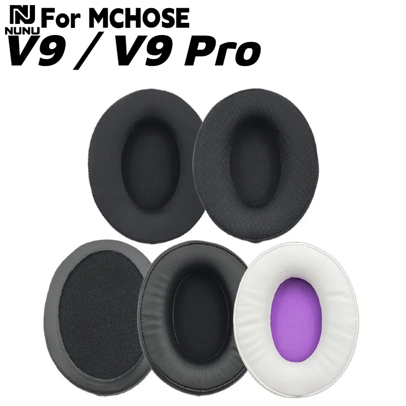 

NUNU Comfortable Zipper head beam protective cove/ Breathable football net/PU Ear Pads For MCHOSE V9/V9 Pro Headphones
