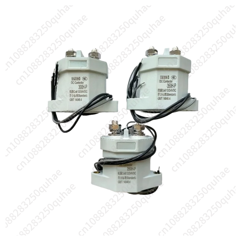 High Voltage DC Contactor, 250/300/350A, 12/24V Coil Relay