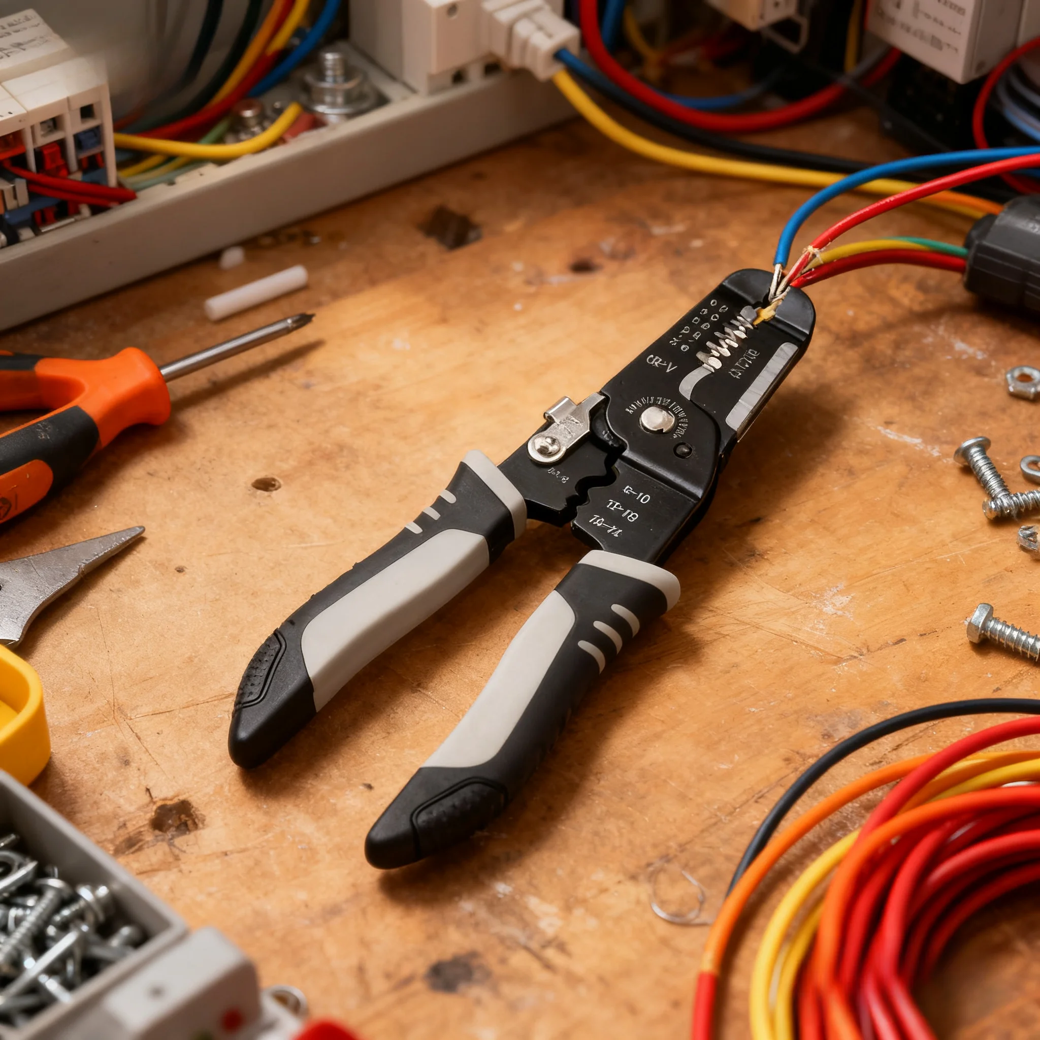 Professional Electrician Tools:Automatically Strip, Cut, Crimp, Weld. Your All-In-One Professional Tool For Efficient Work.