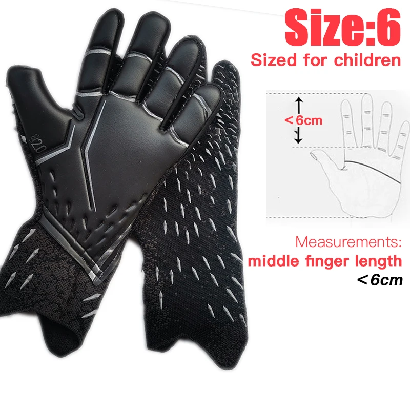 ATLANDER Profession elle Torwart handschuhe Erwachsene Kinder Fußball Latex verdickt Schutz Torhüter Fußball Sport Fußball Torwart Handschuhe 7