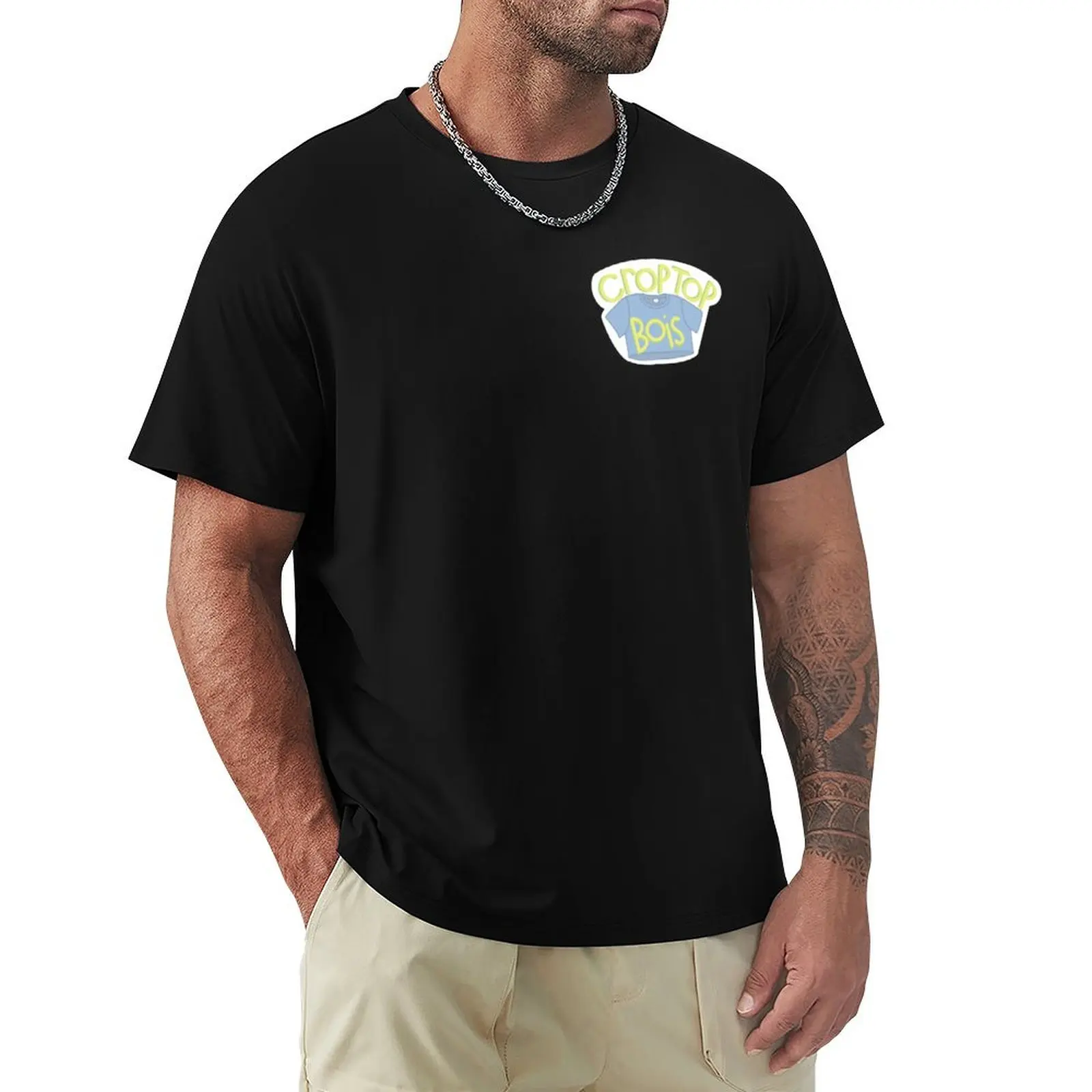 

CropTopBois T-Shirt Breathable Lightweight Summer Top