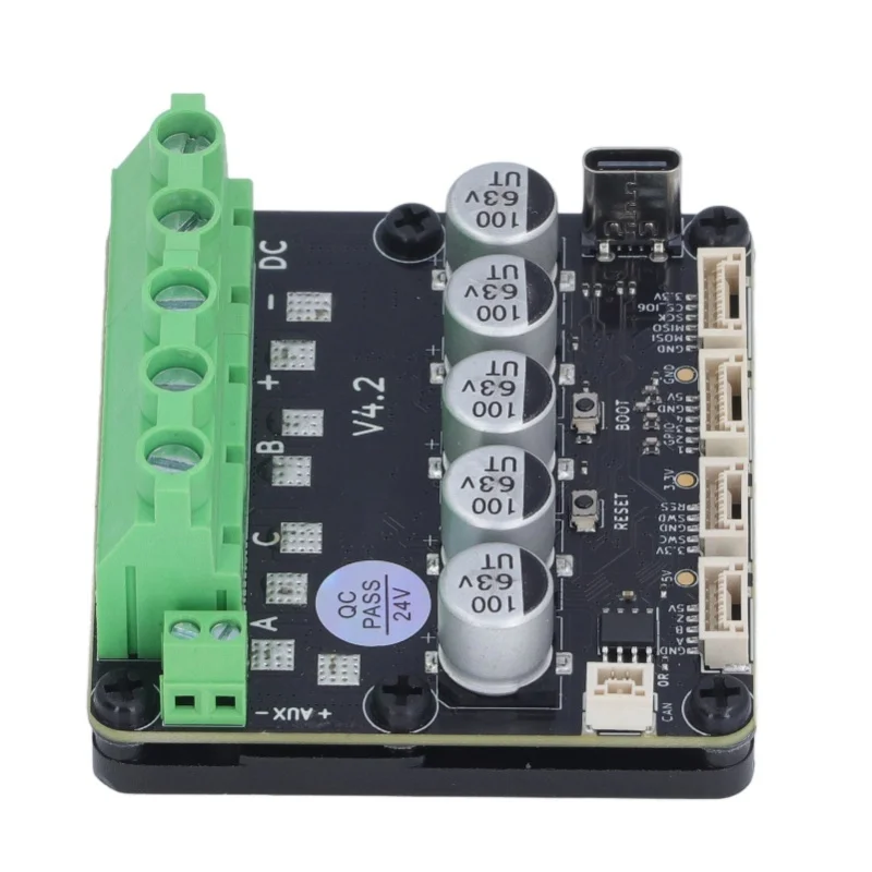 8-24V Servo Motor Controller Single Drive Large Current High Accuracy Brushless DC Motor Driver Compatible With FOC BLDC