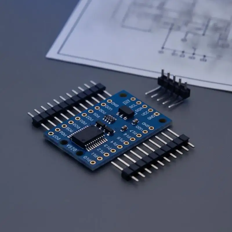 PCF8575 I2C Communication IO Port Expander Board DC 2.5-5.5V 16 IO Ports Expansion Module