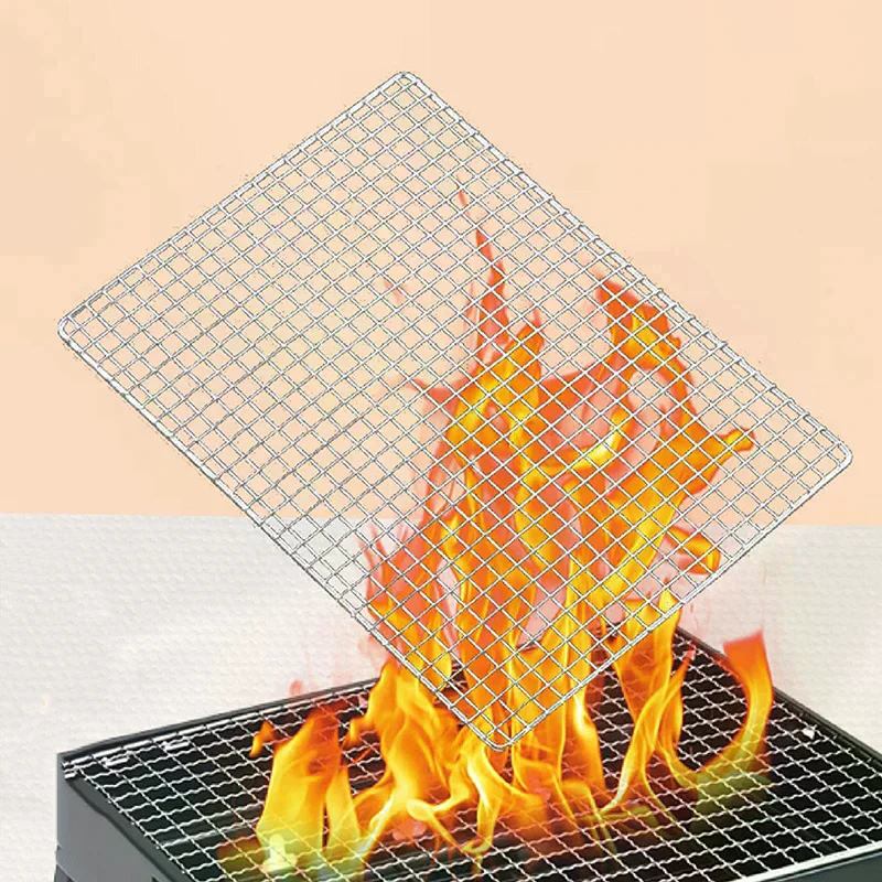 304 Stainless Steel Rectangle  - Camping Cooking Mesh review and price