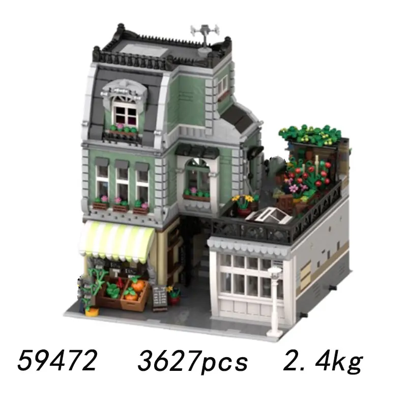 スポット MOC-59472 3627ピース 城 小型粒子組み立てブロック 知育玩具 モデル ギフトセット 装飾品