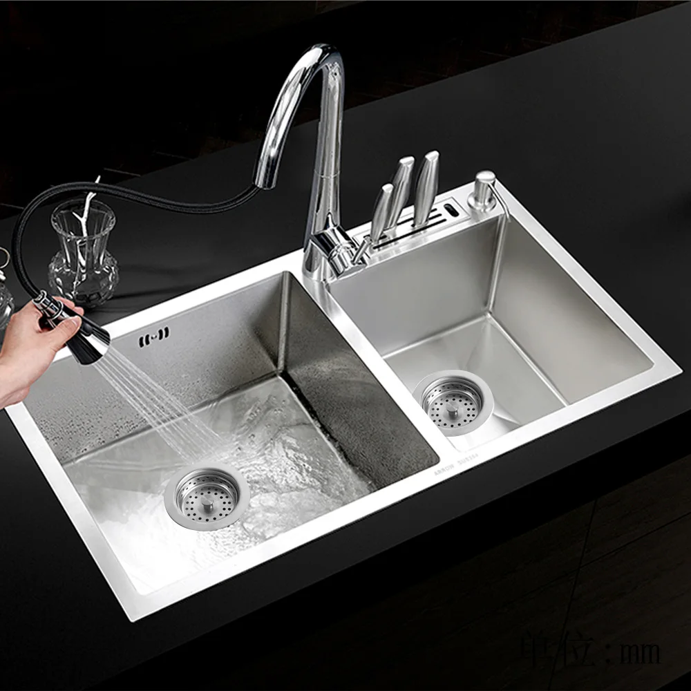 Talea Aanrecht Drain Stopper Rvs Spoelbak Afvoer Zeef 8.05Cm Mand Filter QS652