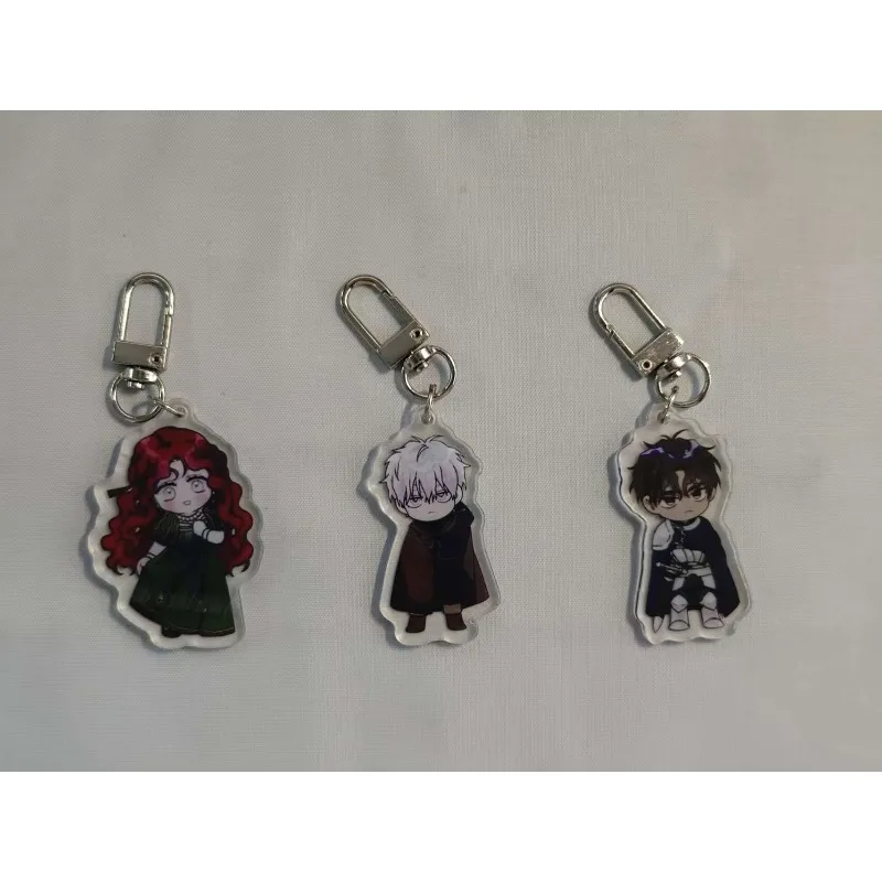 Llavero de anime y manhwa coreano de acrílico, diseño 'Manga Under The Oak Tree', con personaje Riftan Maxi, para mujer y hombre, colgante para bolso, adorno bonito