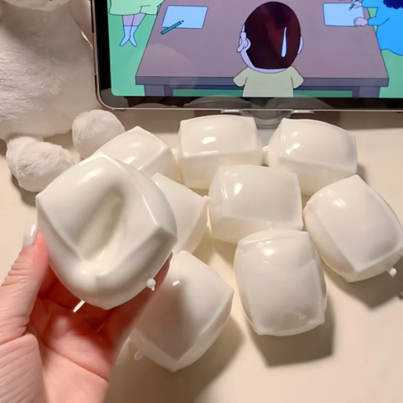 Tofu-Vaseline-Quetschfigur mit Langsamer Rückfederung, Formbar, Ultra-Weich, Japanischer Stil, Stressabbau- und Entspannungsspielzeug für den Bürogebrauch