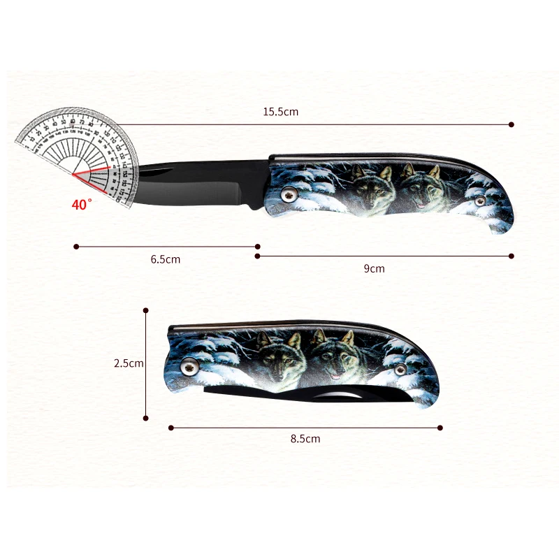 Manufacturer Wholesale Hot Sale Sharp Stainless Steel PP Handle Paring Knife Small Kitchen Fruit Knife Cut Fruit Outdoor Camping