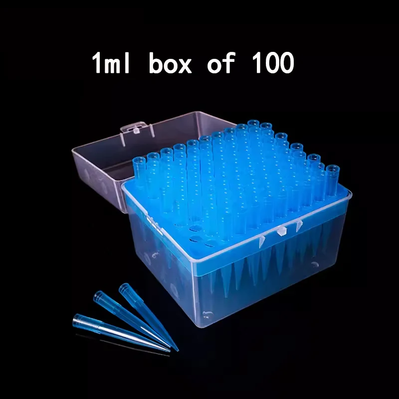 Boxed pipette tips 10ul 200ul 1000ul 1ml 5ml 10ml pipette box sterilized filter tips