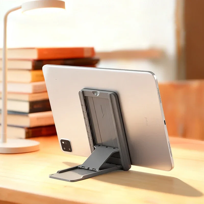 Desktop Magnetic Foldable Phone Tablet Stand Multi-Angle Adjustable Holder for Work & Home Fits iPhone iPad Samsung All Devices