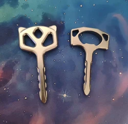 Handmade Titanium alloy  Small Prybar EDC Bottle Opener