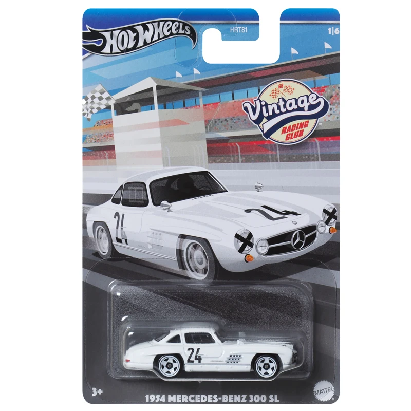 Original Hot Wheels Vintage Racing Club Series Car Models Benz BMW Corvette Camaro Porsche 911 Toys for Boys 1/64 Metal Vehicle