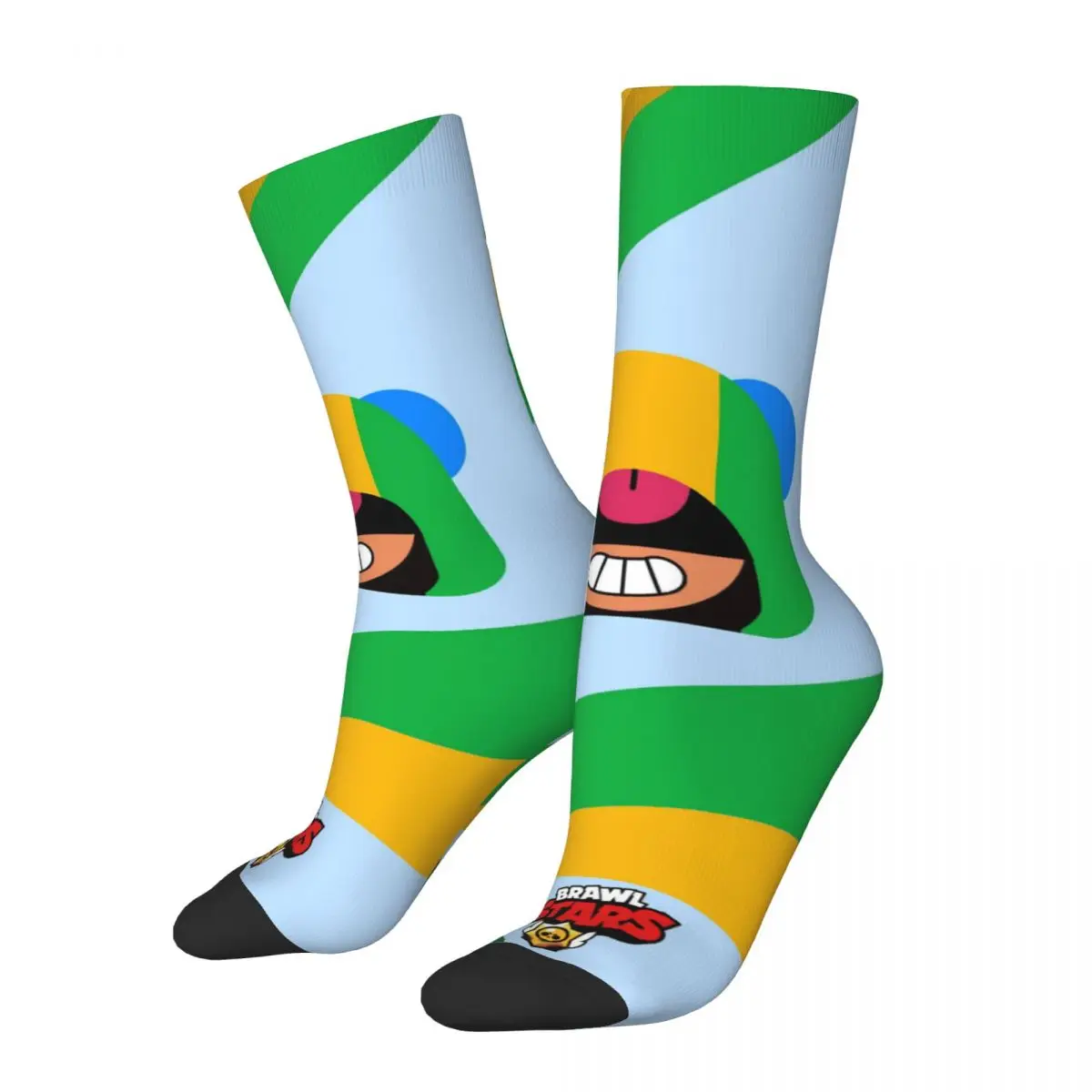 Cool Women Men b-Brawled Game Leon Crew Socks Accessories Soccer Socks Comfortable Wonderful Gifts