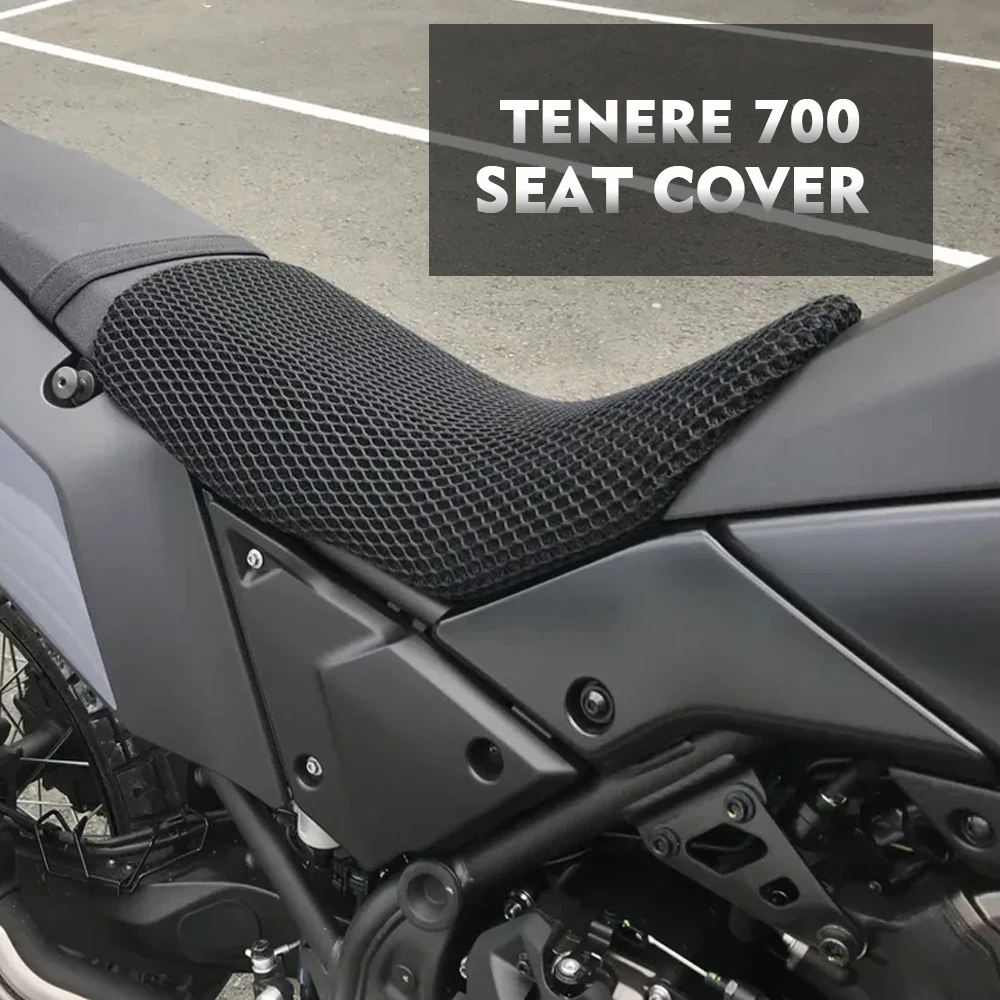 Tenere 700 Non-Slip Insulation Pad Suitable for Yamaha TENERE700 T7 T 700 2020 Cooling Seat Cover Motorcycle 3D Honeycomb Mesh