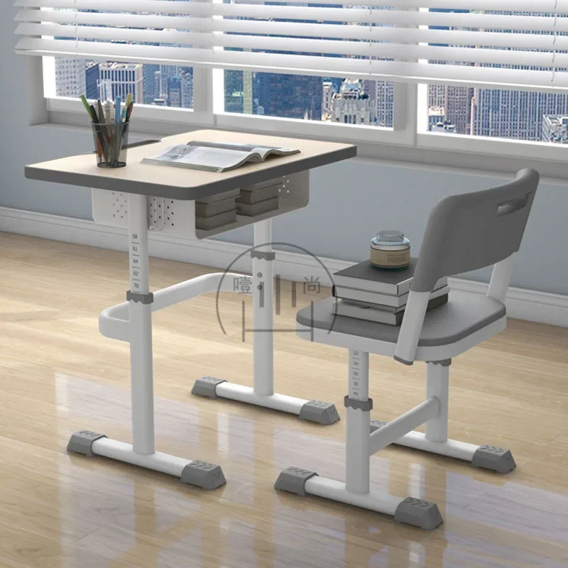 Ergonômico e Criatividade Readin Office Desk, Mesa ajustável, White Writing Table, Mobiliário doméstico, Criatividade