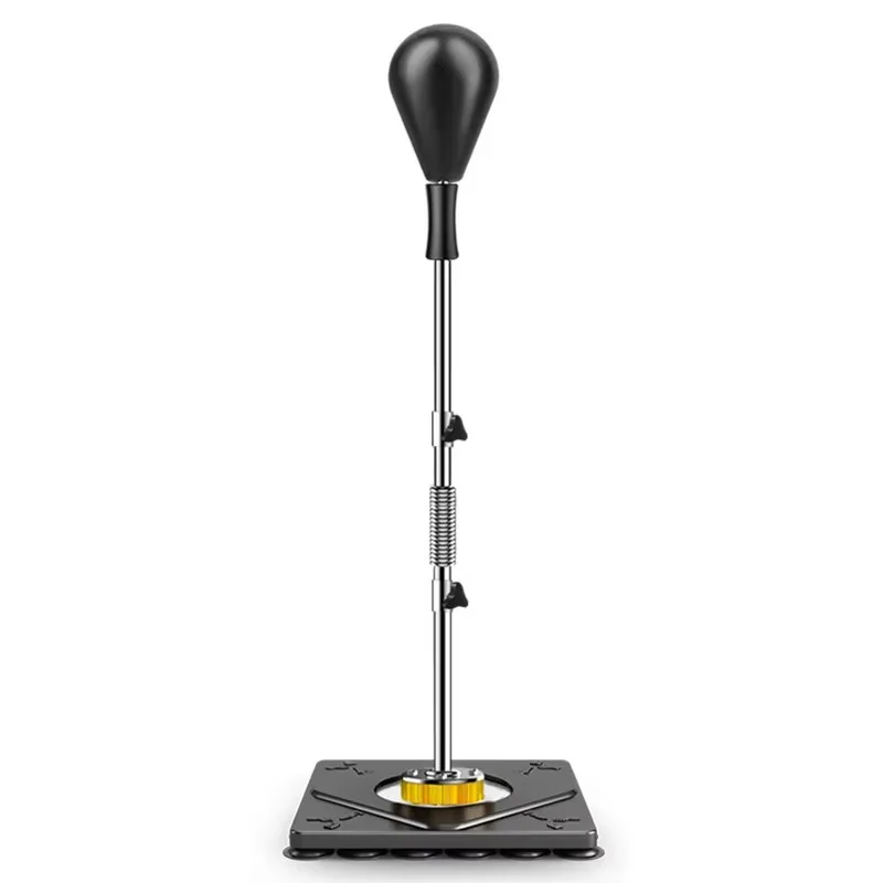 

Напольный черно-красный скоростной мяч для домашнего использования, регулируемая высота 138-160 см, улучшает физическую форму и укрепляет тело, унисекс