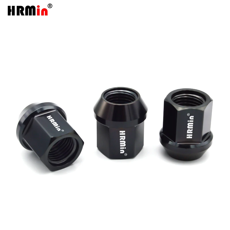 HRMin (12+4+1)ps Gr.5 titanium cone seat anti-theft wheel lug nut M12*1.5/M12*1.25/M14*1.5/M14*1.25mm