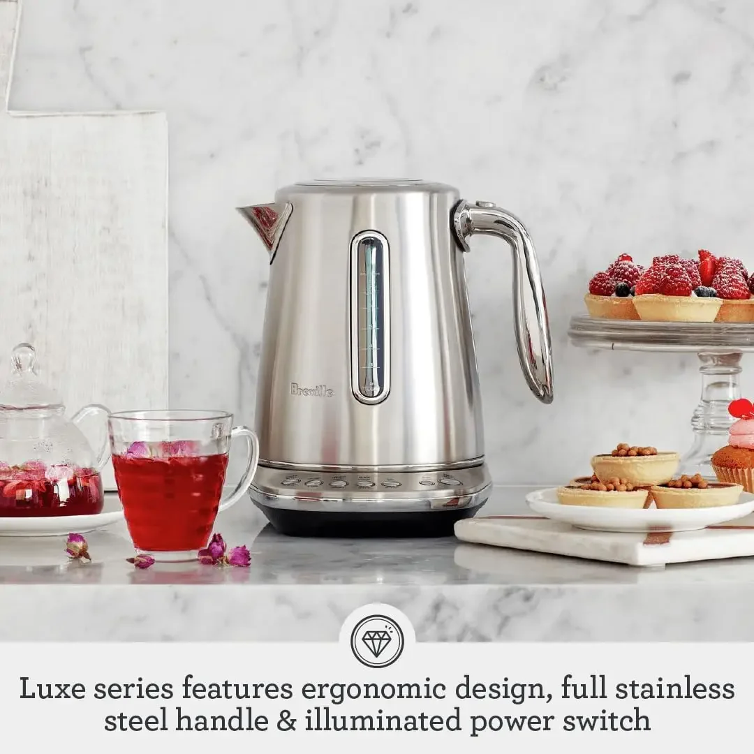 the Smart Kettle™ Luxe Electric Kettle, BKE845BSS, Brushed Stainless Steel