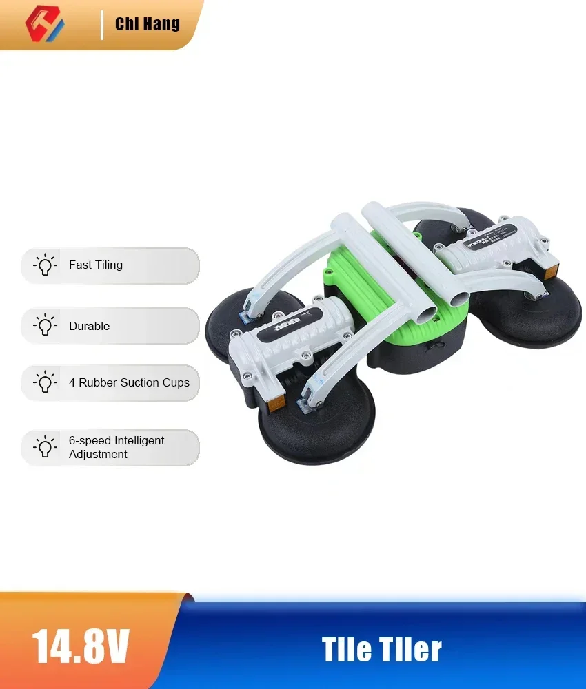 

Ручной артефакт для напольной плитки R-98, литиевая батарея, перезаряжаемая вибрирующая плитка, 14,8 В, вибрационная машина для керамической плитки