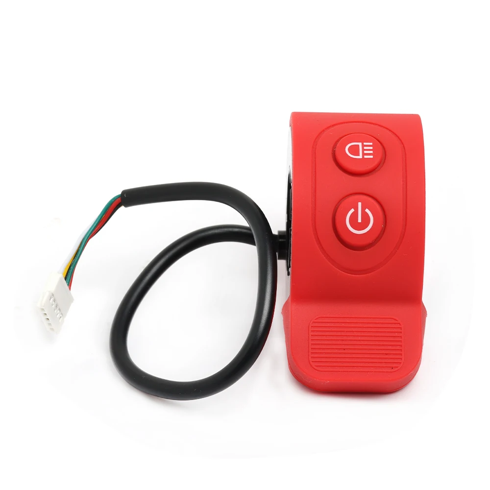 Przycisk kciuka do skutera elektrycznego HX X7 X8 Przycisk akceleratora Przełącznik przepustnicy Włączanie i wyłączanie lampy Kontrola prędkości światła Części Akcesoria