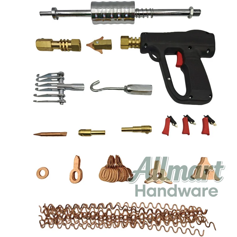 

Auto repair sheet metal dent repair kit with 81pcs hammer and 66pcs/78pcs/119pcs repair machine accessories