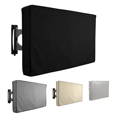 TV protective cover，Outdoor courtyard encrypted Oxford cloth dustproof and sun-proof outdoor screen cover