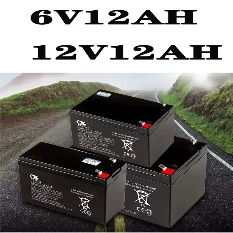 Versatile Battery Pack Set 6V/12V, 5Ah/8Ah/10Ah/12Ah for Children's Electric Vehicles, Toy Cars, Motorcycles, Baby Strollers