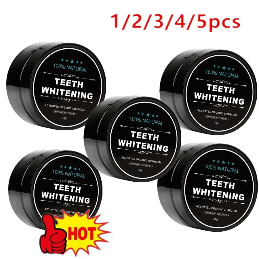 Toothpaste Toothbrush Tooth Powder Whitening Teeth Whitening Natural Organic Activated Bamboo Charcoal Yellow Teeth Cleaning Kit