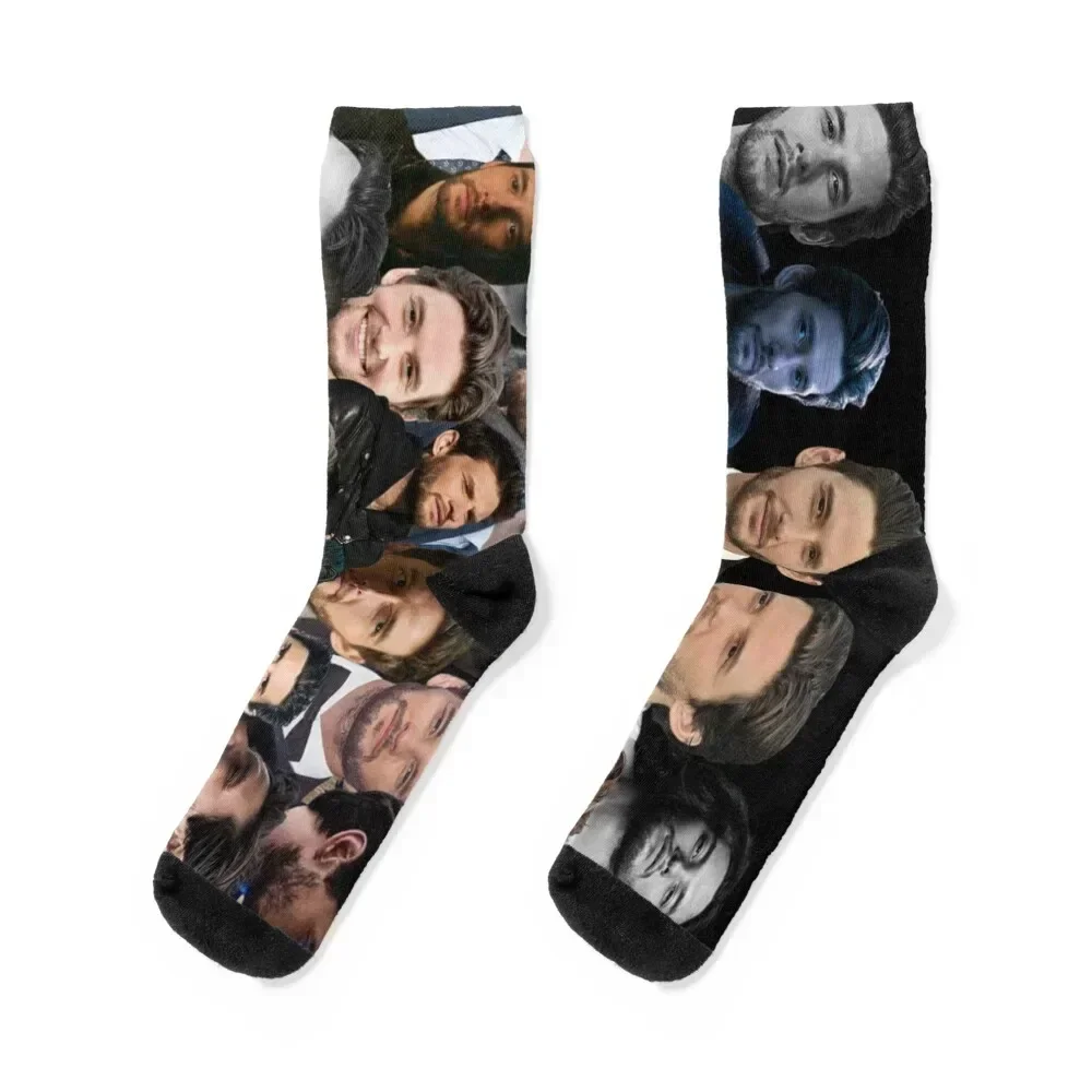 

ben barnes photo collage Socks set hockey Ladies Socks Men's