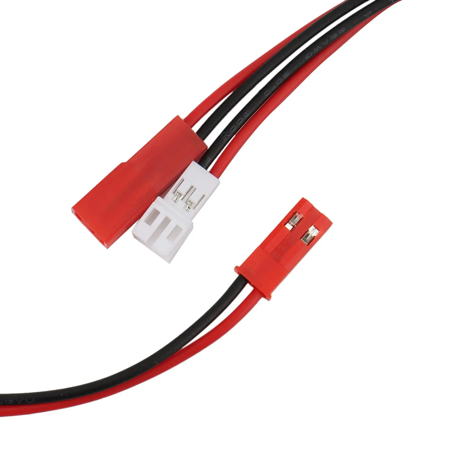 JST Male to JST PH2.0 and 2P Female Connector Y Cable for ESC Battery RC Crawler Car TRX-4 RC ESC Battery Car Boat Drone