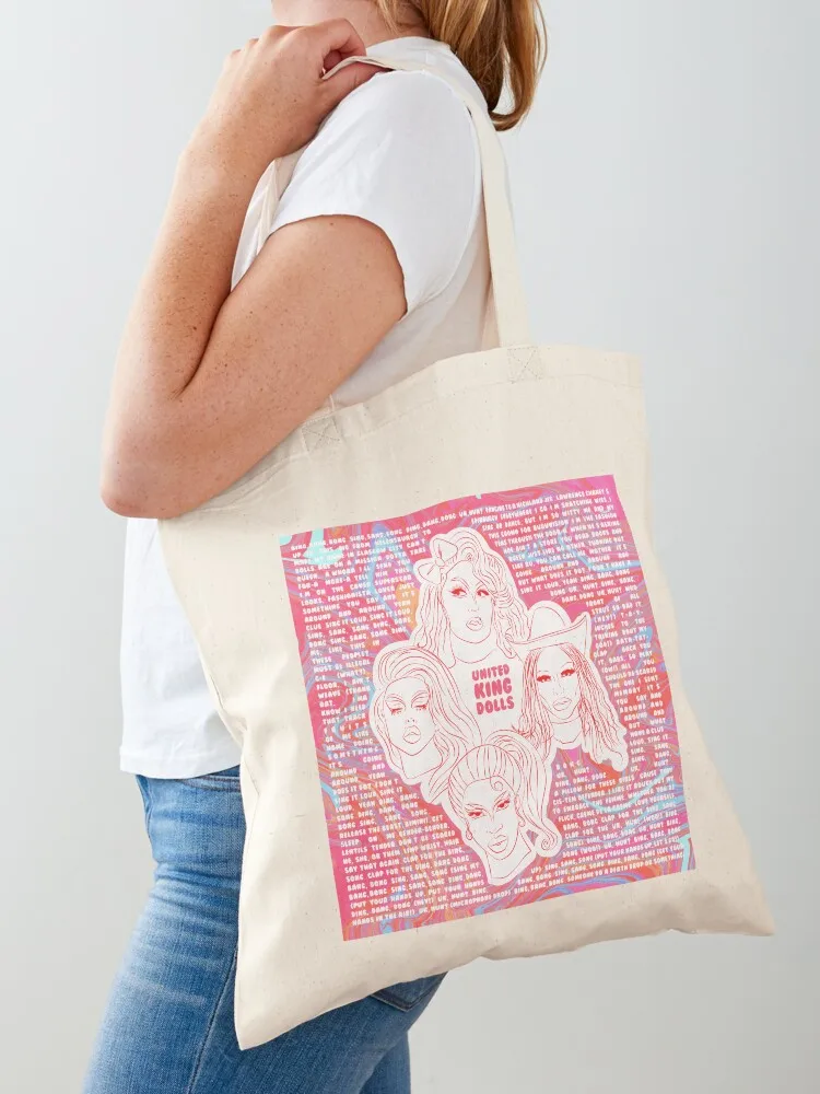 

UK HUN UNITED KING DOLLS Tote Bag shopper bags shopping trolley bag great bag tote university